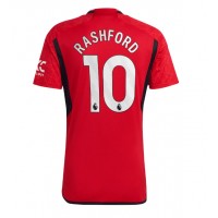 Fotballdrakt Herre Manchester United Marcus Rashford #10 Hjemmedrakt 2023-24 Kortermet